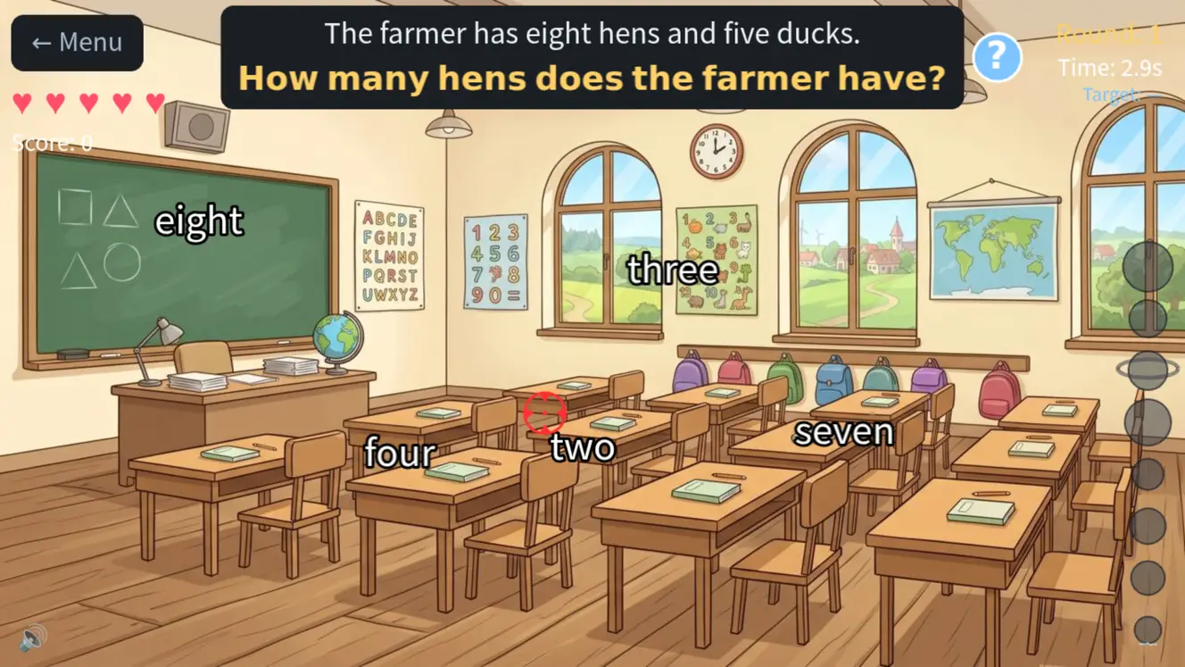 ABC Smash Read & Answer lesson: the sentence 